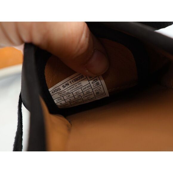 UGG CAS Women's Slide Mule Black Sneaker Shoe Size 5 Slip On Lace Up Comfy - Picture 8 of 12